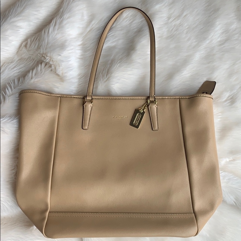 COACH Saffiano Leather Tote Collection